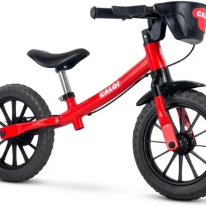 Caloi Bicicleta Infantil Balance Bike Vermelha